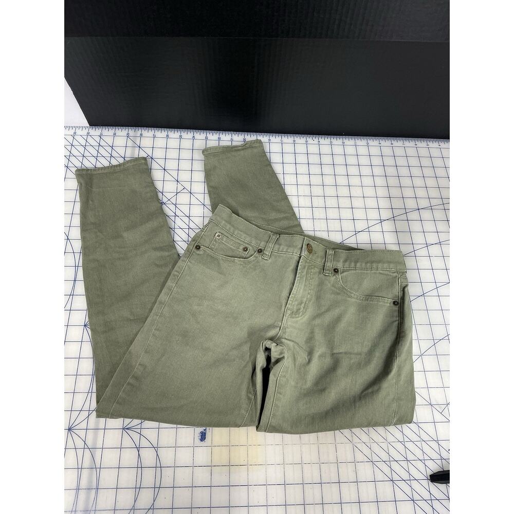 J. Crew Stretch Chino Pant Women's Olive Green Size 26